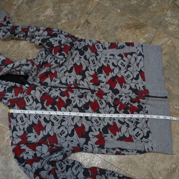 Disney Store Tokyo Disney Medium Minnie Mouse Ladies' Full Zip Hooded Sweatshirt - Picture 9 of 10